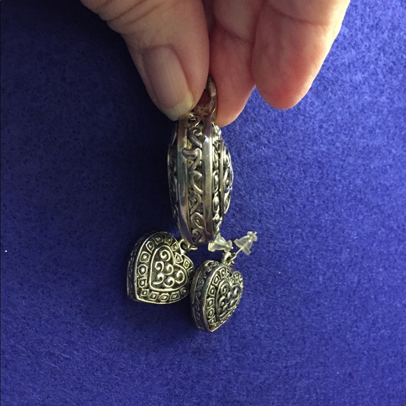 Artistic Heart Fashion Pendant & Earrings - Picture 3 of 6